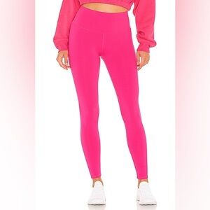 Alo High-Waist Airbrush Legging in neon pink